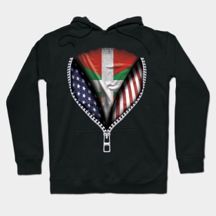 Basque Flag  Bilbao Flag American Flag Zip Down - Gift for Basque From Bilbao Hoodie